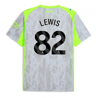 Manchester City Rico Lewis #82 Tricou Fotbal Replică 2025-26 Barbati Treilea
